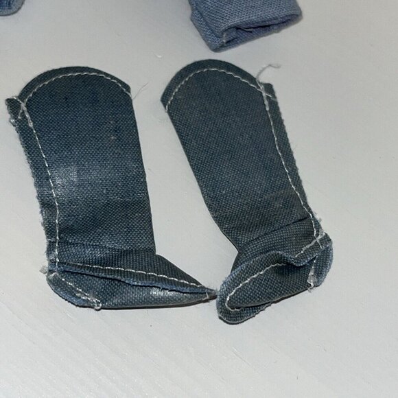 Vintage Barbie THE JEANS LOOK Fashions #4329 Skirt Jacket Boots (1987) Mattel - Picture 7 of 8